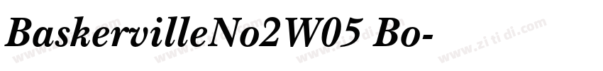 BaskervilleNo2W05 Bo字体转换